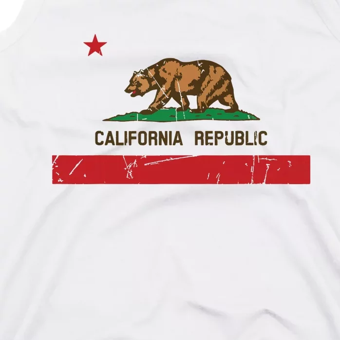 California Flag State Souvenir Tank Top