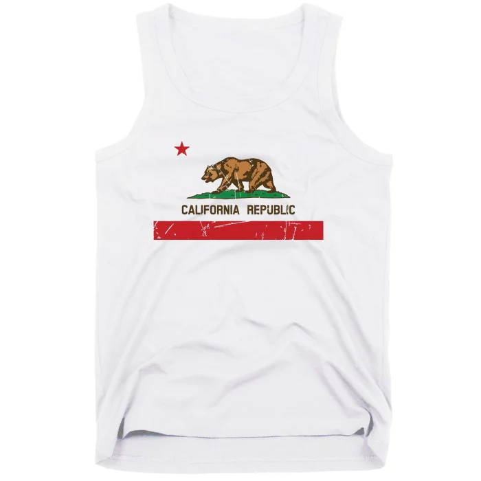 California Flag State Souvenir Tank Top