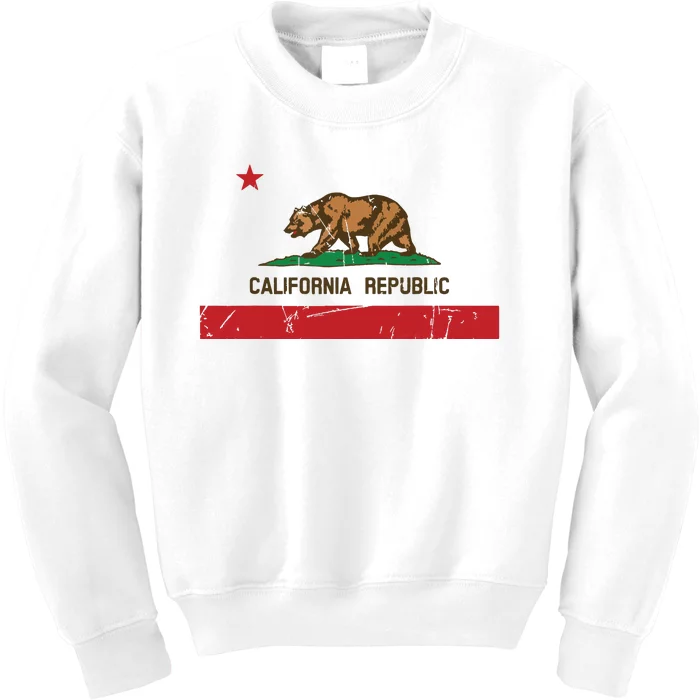 California Flag State Souvenir Kids Sweatshirt