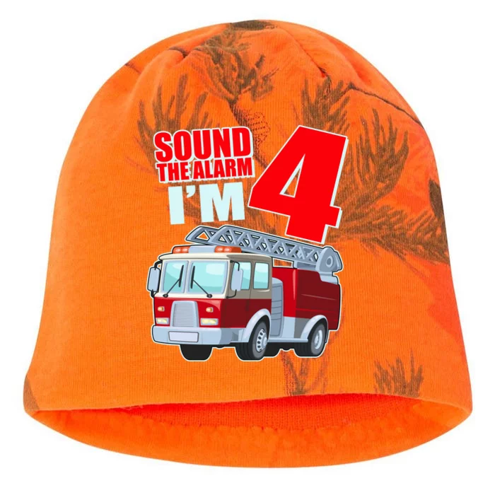 Cute Funny Sound The Alarm I'm 4 Four Kati - Camo Knit Beanie