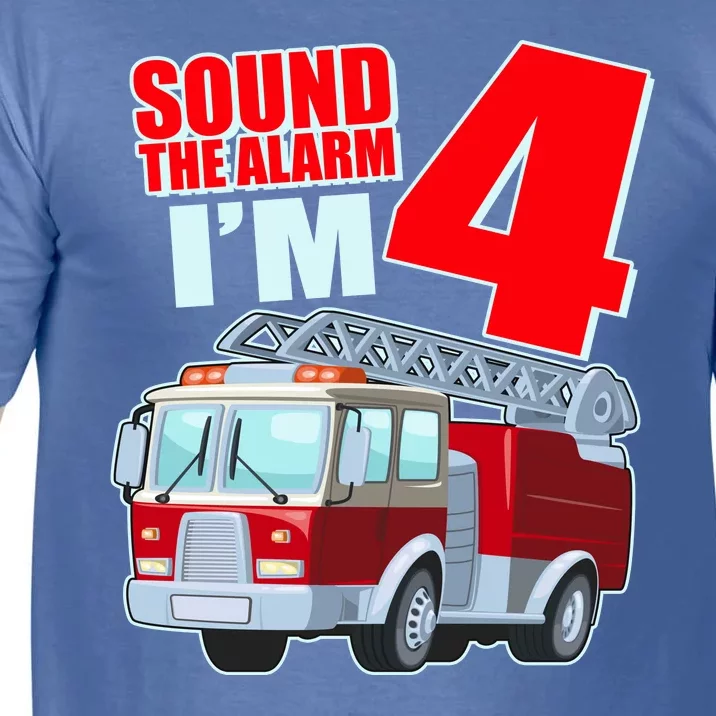 Cute Funny Sound The Alarm I'm 4 Four Comfort Colors T-Shirt