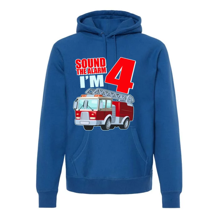 Cute Funny Sound The Alarm I'm 4 Four Premium Hoodie