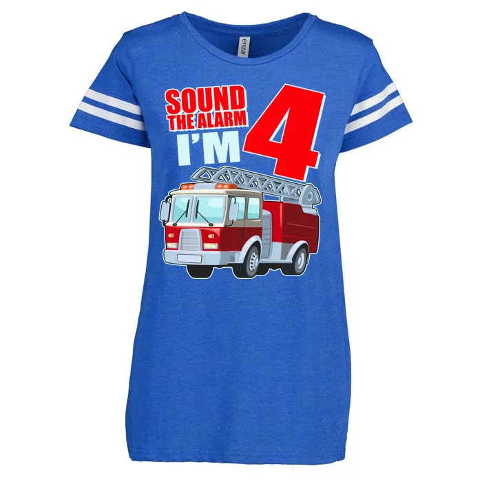 Cute Funny Sound The Alarm I'm 4 Four Enza Ladies Jersey Football T-Shirt