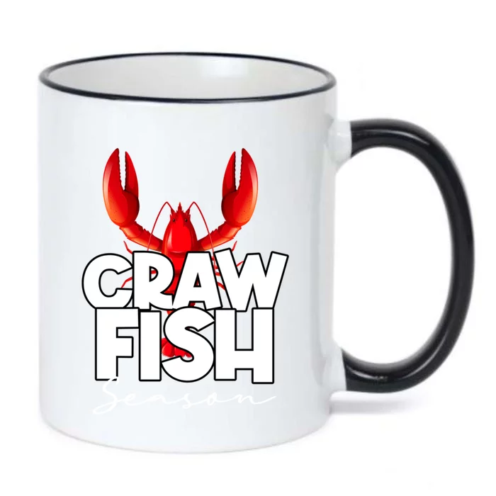 Craw Fish Season Mardi Gras Crawfish Boil Lobster Gift Black Color Changing Mug