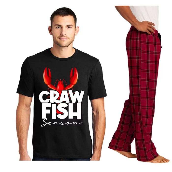 Craw Fish Season Mardi Gras Crawfish Boil Lobster Gift Pajama Set