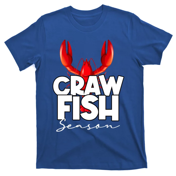 Craw Fish Season Mardi Gras Crawfish Boil Lobster Gift T-Shirt