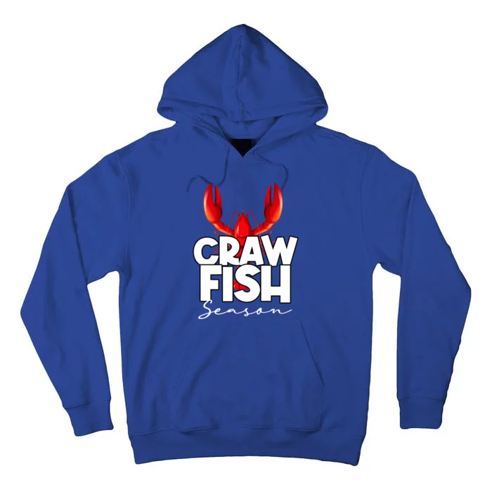 Craw Fish Season Mardi Gras Crawfish Boil Lobster Gift Tall Hoodie