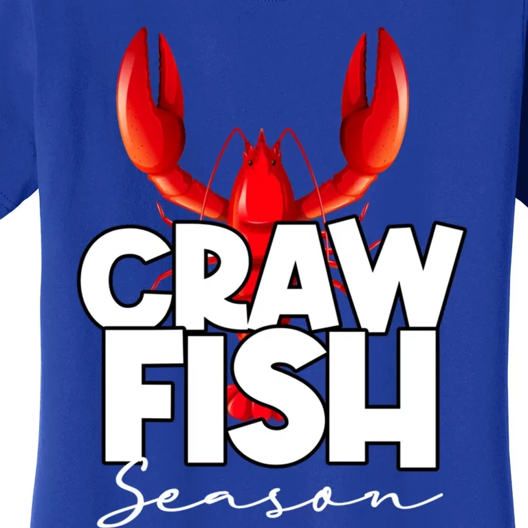 Craw Fish Season Mardi Gras Crawfish Boil Lobster Gift Women's T-Shirt