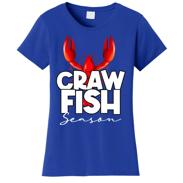 Craw Fish Season Mardi Gras Crawfish Boil Lobster Gift Women's T-Shirt