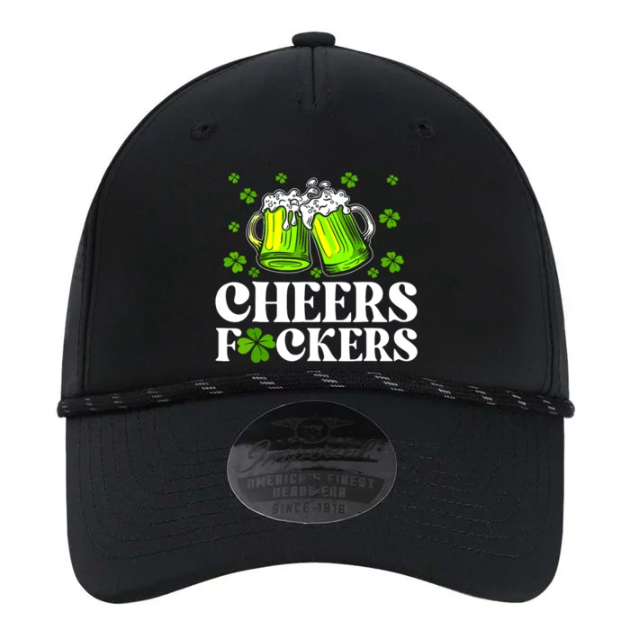 Cheers Fuckers St Patricks Day Funny Beer Drinking Mugs Performance The Dyno Cap