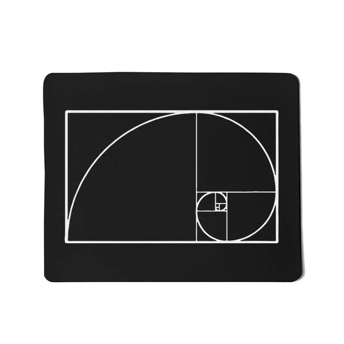 Cool Fibonacci Spiral Trendy Math Lover Science Mousepad