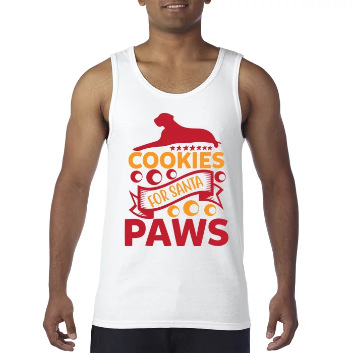 Cookies For Santa Paws Tank Top