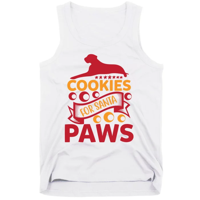 Cookies For Santa Paws Tank Top