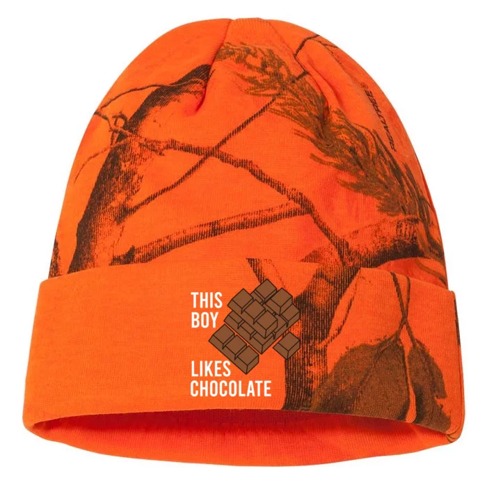 Chocolatier Funny Saying Likes Chocolate Cocoa Gift Kati - 12in Camo Beanie