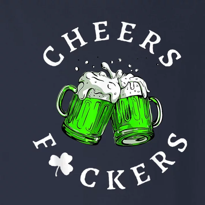 Cheers Fckers' St Patricks Day Men Women Beer Drinking Funny Toddler Long Sleeve Shirt