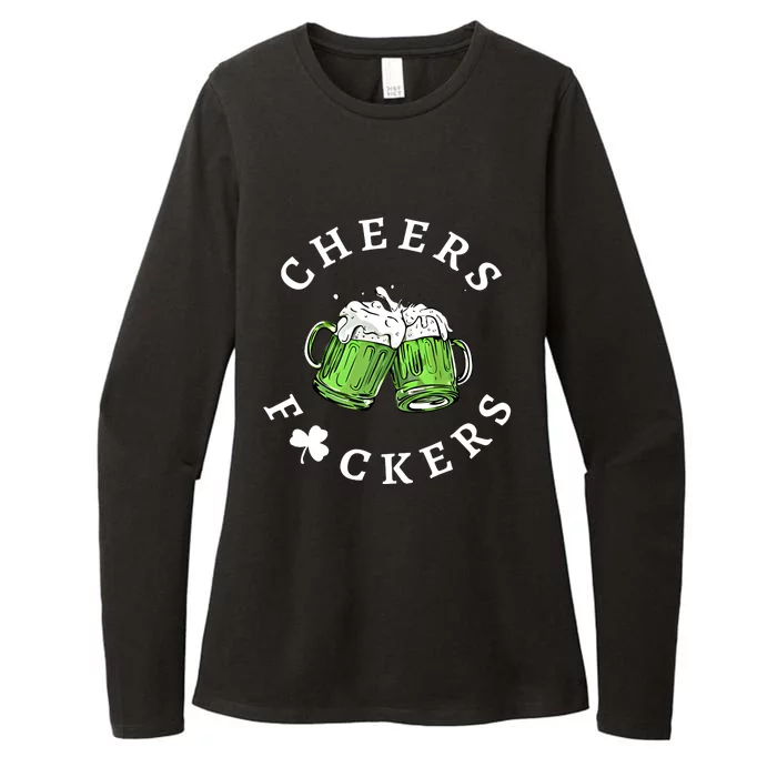 Cheers Fckers St Patricks Day Great Gift Womens CVC Long Sleeve Shirt