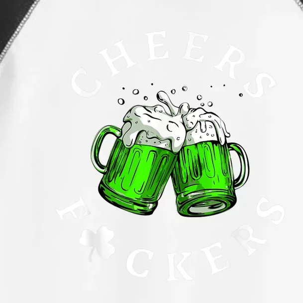 Cheers Fckers' St Patricks Day Men Women Beer Drinking Funny Toddler Fine Jersey T-Shirt