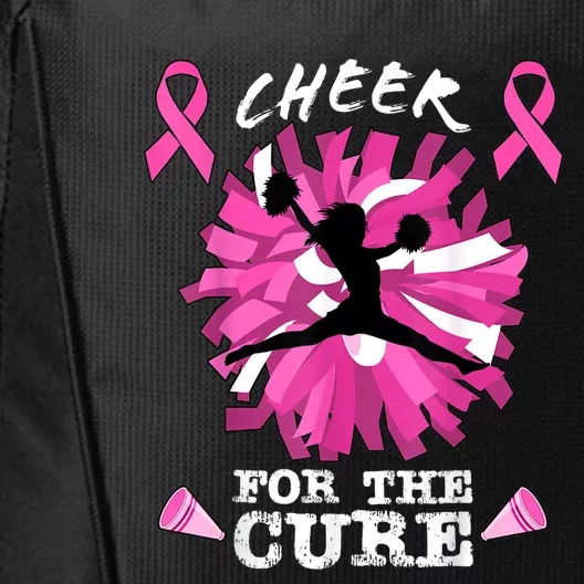 Cheer For The Cure Breast Cancer Awareness Month Cheerleader City Backpack