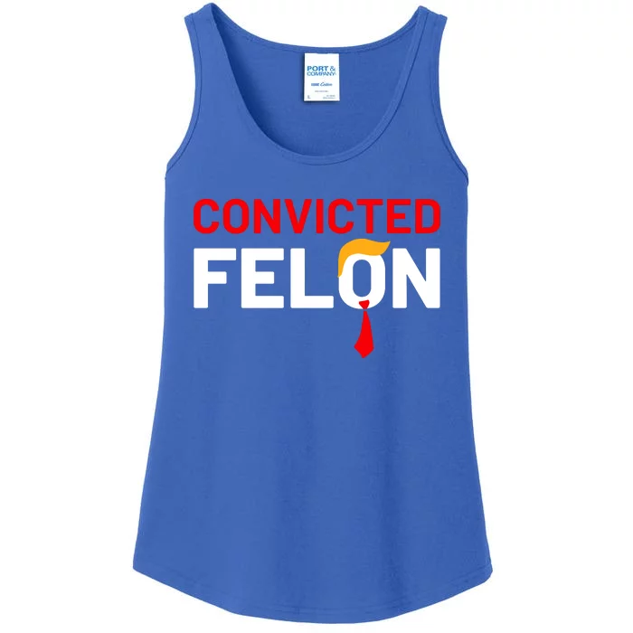 Convicted Felon Trump Ladies Essential Tank