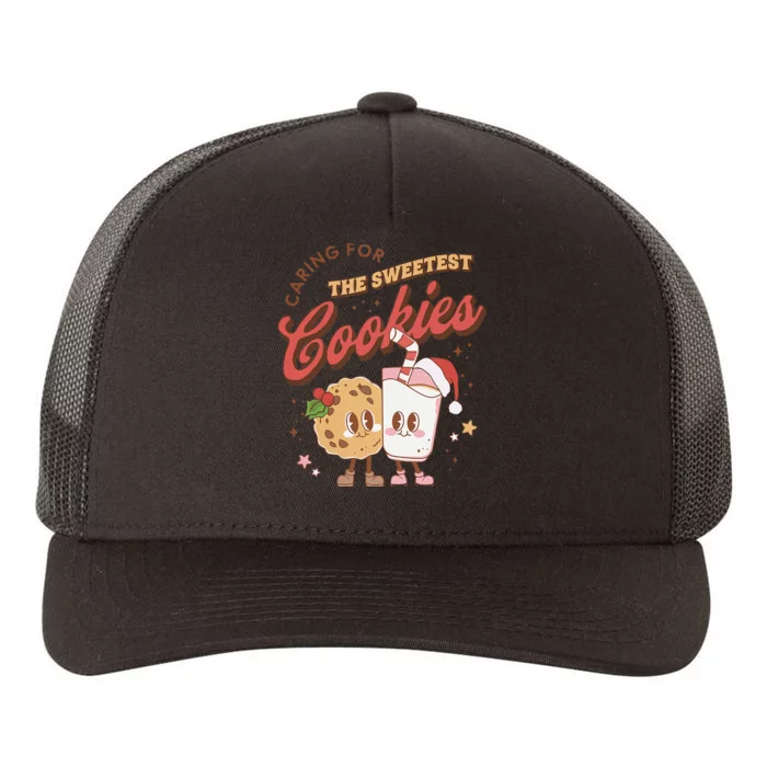 Caring For The Sweetest Cookies Nicu Nurse Christmas Cookies Yupoong Adult 5-Panel Trucker Hat