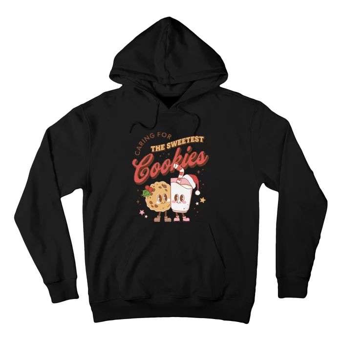 Caring For The Sweetest Cookies Nicu Nurse Christmas Cookies Hoodie