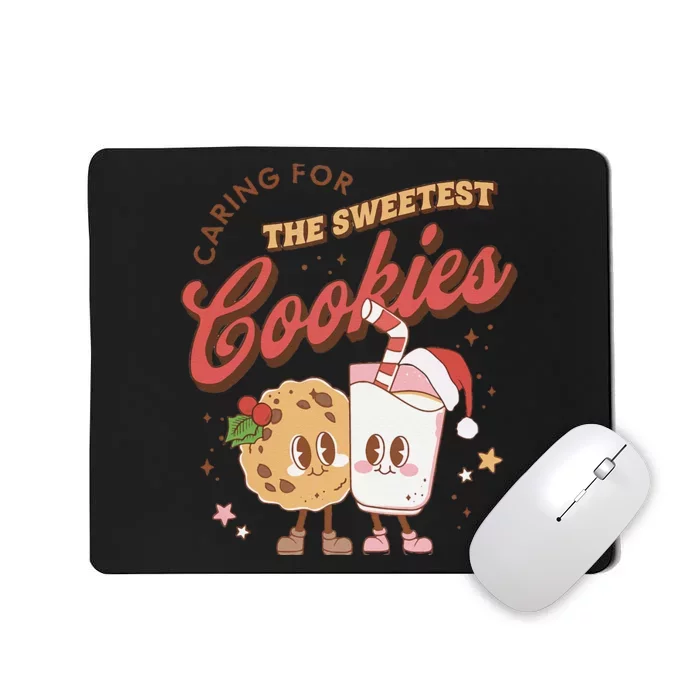 Caring For The Sweetest Cookies Nicu Nurse Christmas Cookies Mousepad