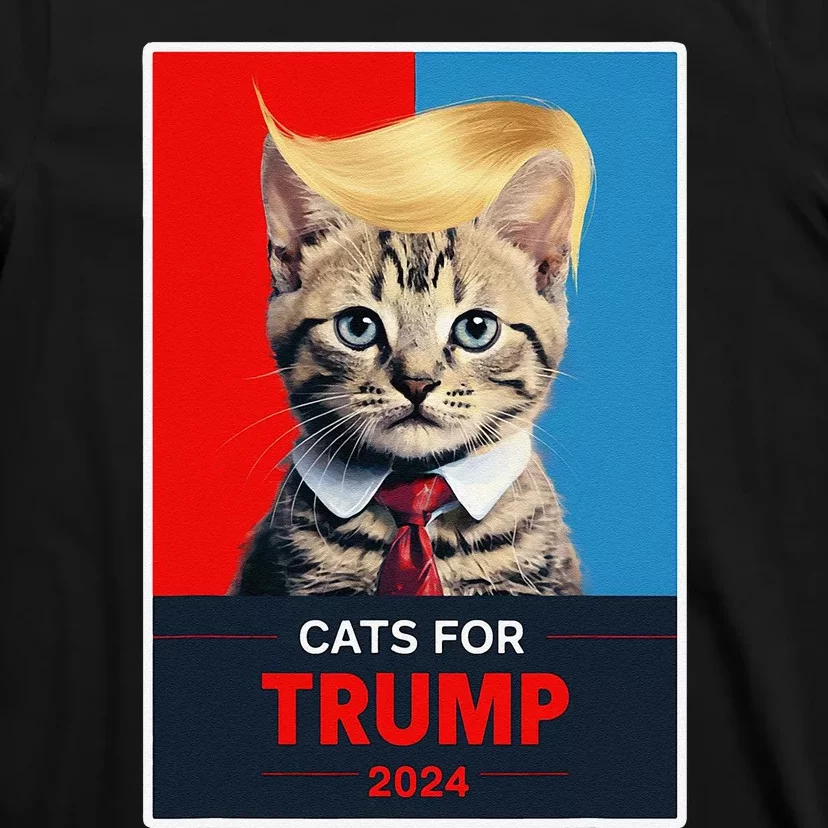 Cats For Trump 2024 Election Gift T-Shirt