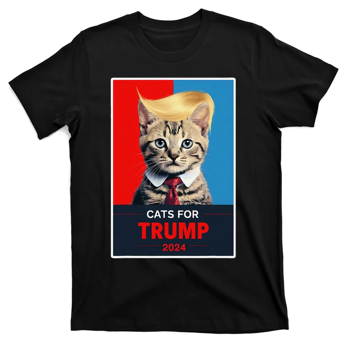 Cats For Trump 2024 Election Gift T-Shirt