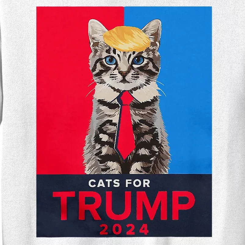 Cats For Trump 2024 Funny For Vance Trump Sweatshirt