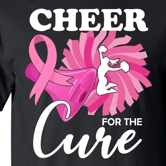 Cheer For The Cure Breast Cancer Awareness Tall T-Shirt