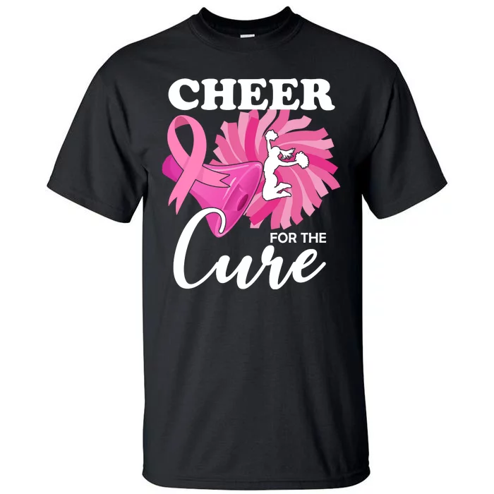 Cheer For The Cure Breast Cancer Awareness Tall T-Shirt