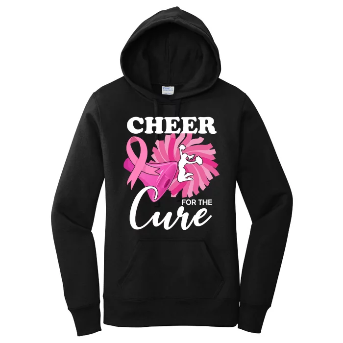 Cheer For The Cure Breast Cancer Awareness Women's Pullover Hoodie