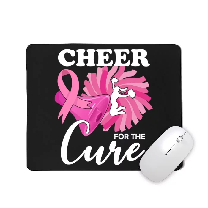 Cheer For The Cure Breast Cancer Awareness Mousepad