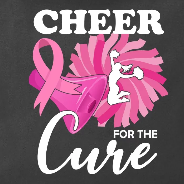 Cheer For The Cure Breast Cancer Awareness Zip Tote Bag