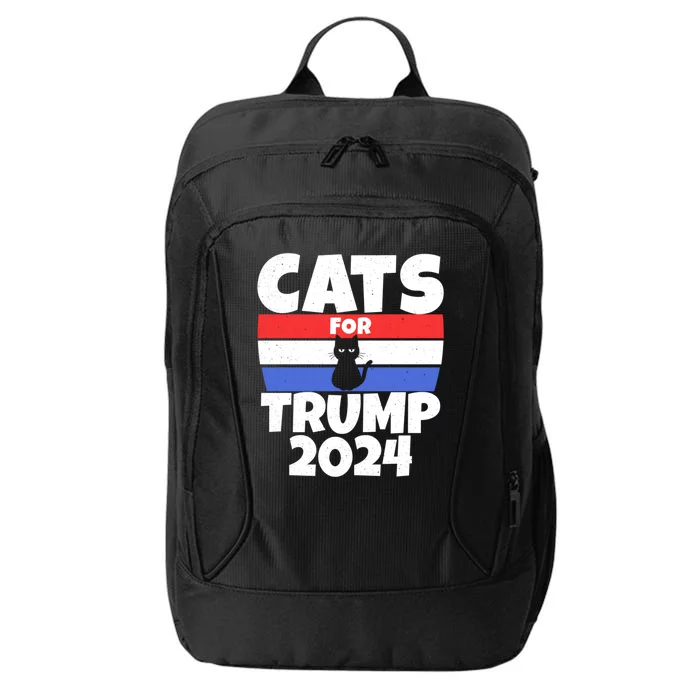 Cats For Trump 2024 City Backpack