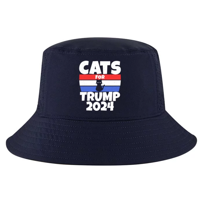 Cats For Trump 2024 Cool Comfort Performance Bucket Hat