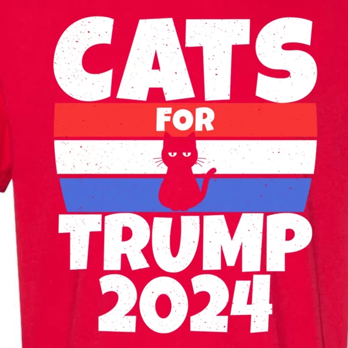 Cats For Trump 2024 Garment-Dyed Heavyweight T-Shirt