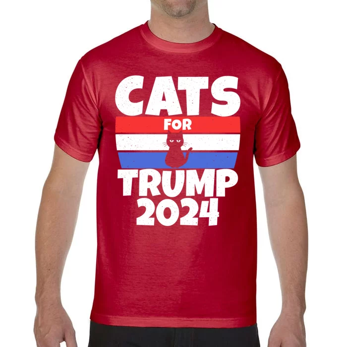 Cats For Trump 2024 Comfort Colors T-Shirt