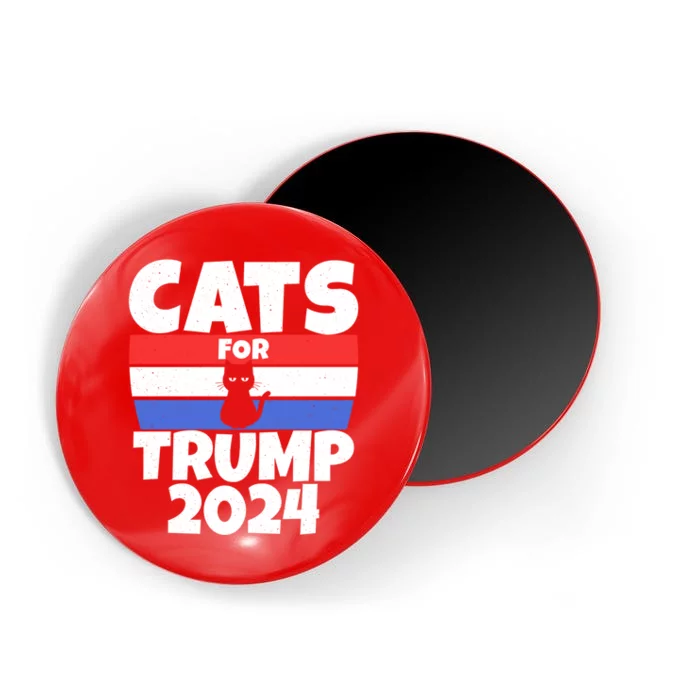 Cats For Trump 2024 Magnet