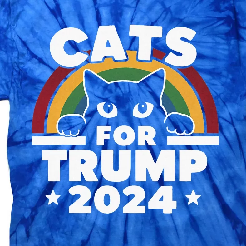 Cats For Trump Tie-Dye T-Shirt