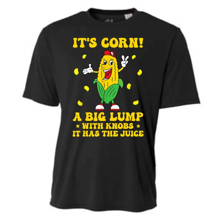 Corn Funny Trendy Design Boys Girls Corn Cooling Performance Crew T-Shirt