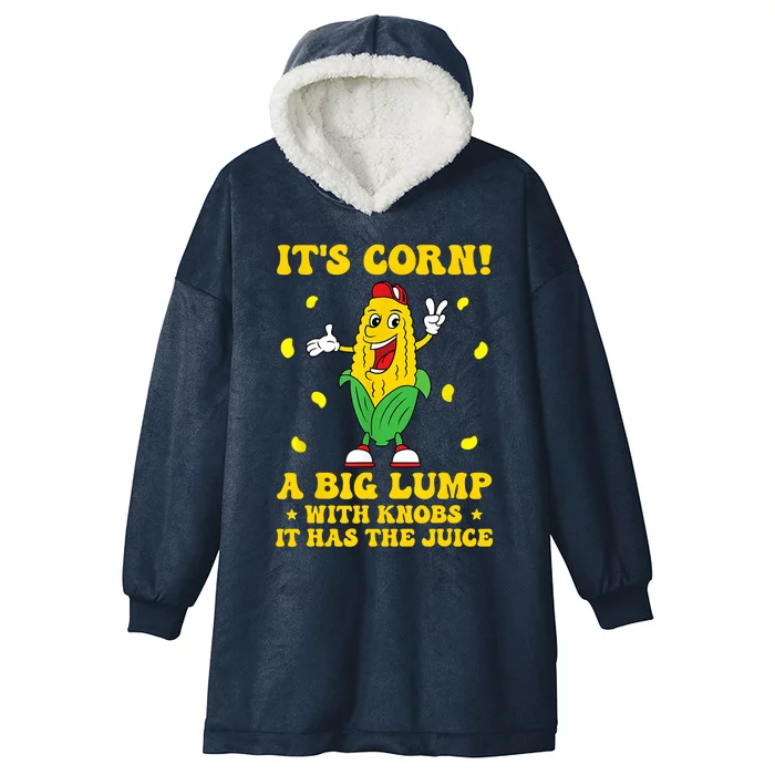 Corn Funny Trendy Design Boys Girls Corn Hooded Wearable Blanket