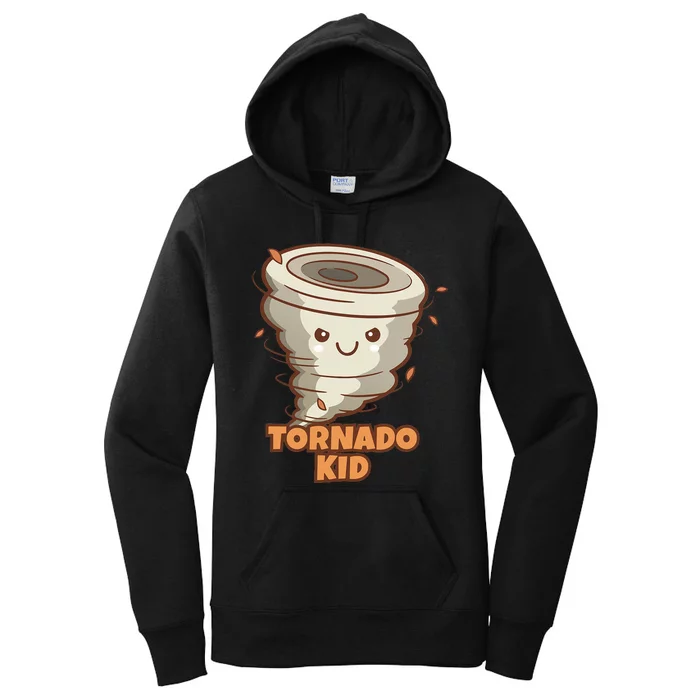 Cute Funny Tornado Active Women's Pullover Hoodie