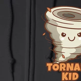 Cute Funny Tornado Active Full Zip Hoodie