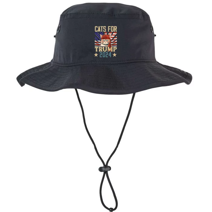 Cat For Trump 2024 Legacy Cool Fit Booney Bucket Hat