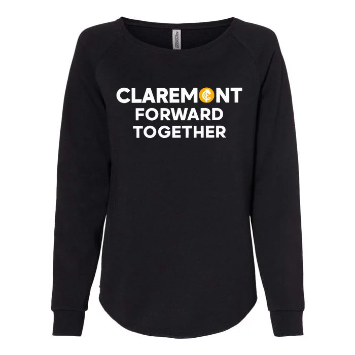 Claremont Forward Together Womens California Wash Sweatshirt