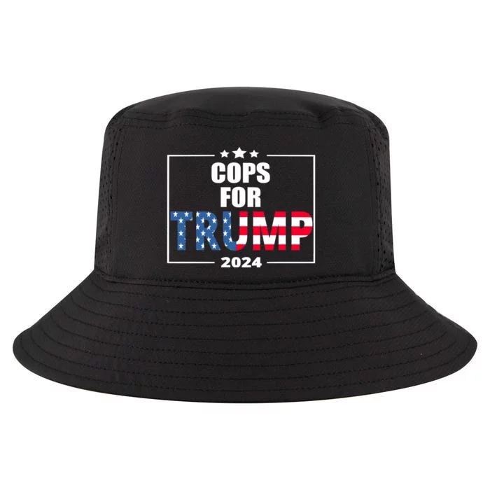 Cops For Trump 2024 Cool Comfort Performance Bucket Hat