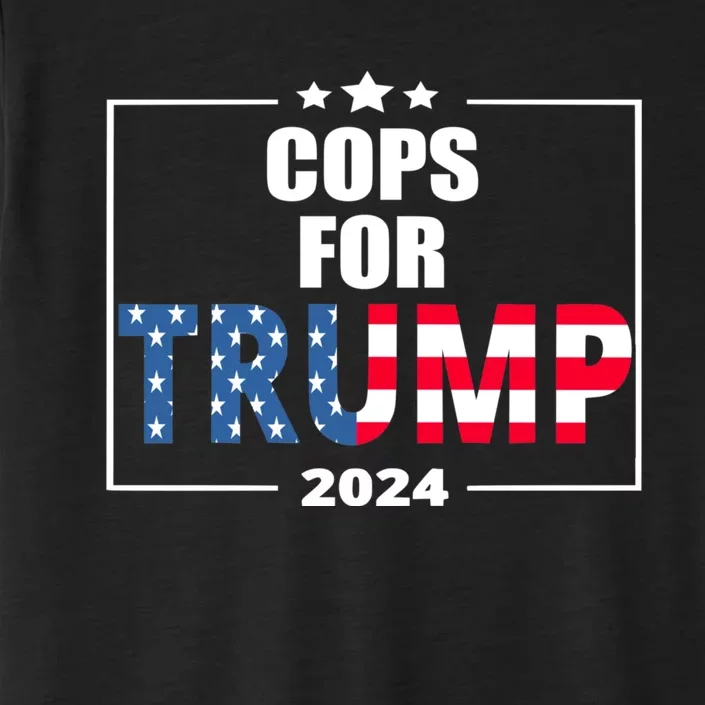 Cops For Trump 2024 ChromaSoft Performance T-Shirt