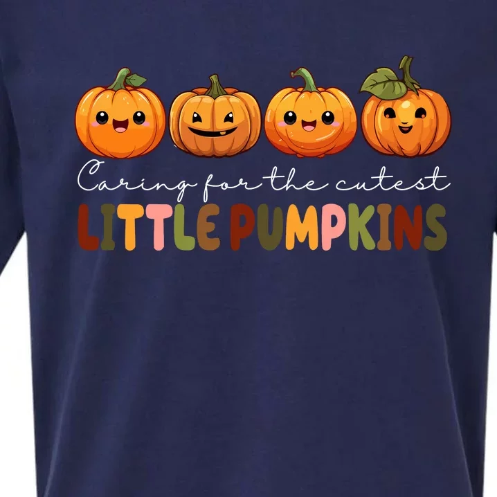 Caring For The Cutest Little Pumpkins Sueded Cloud Jersey T-Shirt