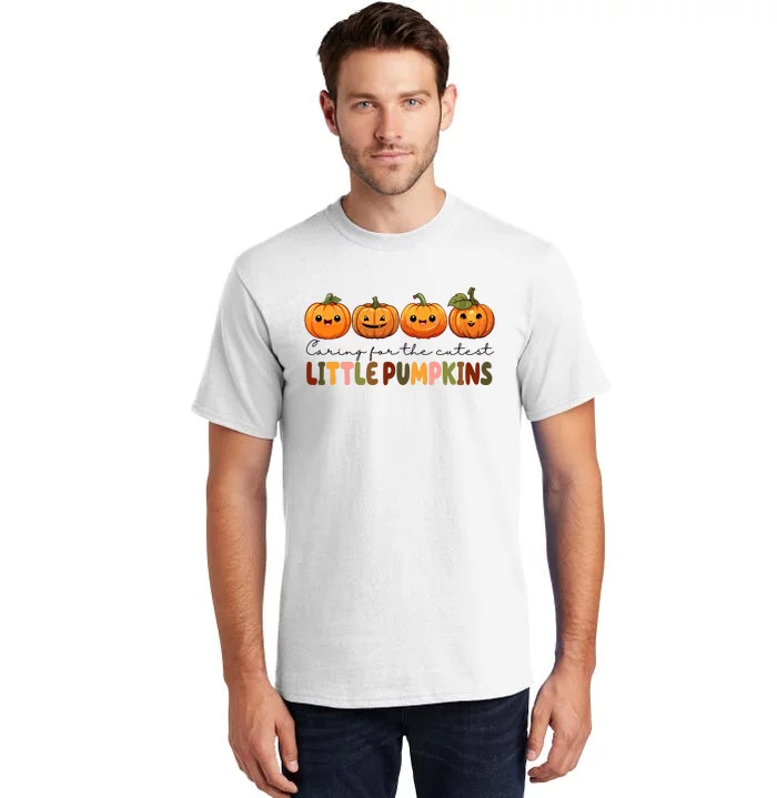 Caring For The Cutest Little Pumpkins Tall T-Shirt